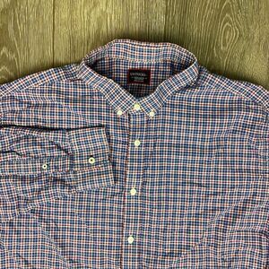 Untuckit Button Down Shirt Long‎ Sleeve Men's Plaid 3XL